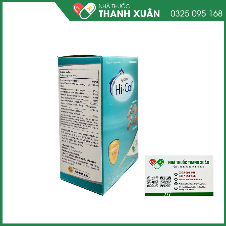 Viên uống Avisure Hi-Cal  bổ sung canxi và các vitamin